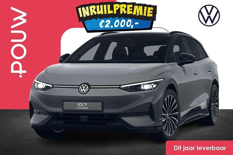 Grijs Nieuw 2025 VW ID.7 Pro Stationwagen | € 61.250 (Iets duurder) - Afbeelding 1/4