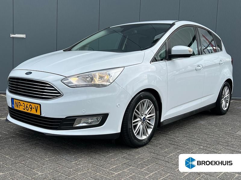 Wit Gebruikt 2016 Ford C-MAX Titanium MPV | € 11.900 (Eerlijke prijs) - Afbeelding 1/4