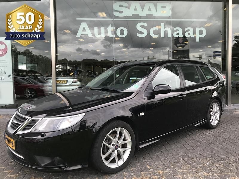 Zwart Gebruikt 2011 Saab 9-3 Stationwagen | € 7.500 (Iets duurder) - Afbeelding 1/4