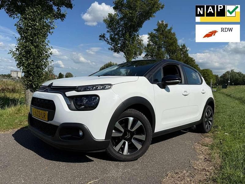 Wit Gebruikt 2021 Citroën C3 Business Class Hatchback | € 10.950 (Super prijs) - Afbeelding 1/4