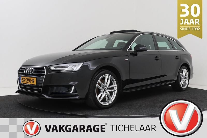 Zwart Occasion 2017 Audi A4 S-Line Stationwagen | € 24.450 (Eerlijke prijs) - Afbeelding 1/4