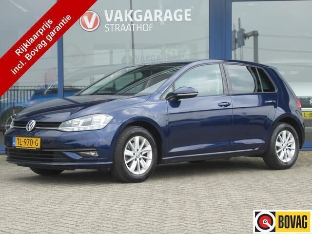 Blauw Gebruikt 2018 VW Golf VII Comfortline Hatchback | € 14.950 (Eerlijke prijs) - Afbeelding 1/4