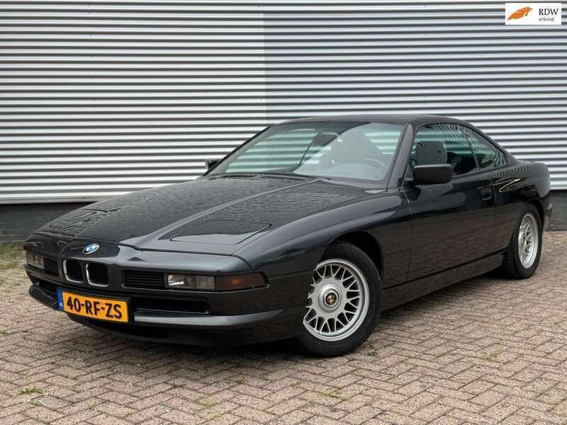 Zwart Gebruikt 1990 BMW 850 Coupé | € 32.950 - Afbeelding 1/4