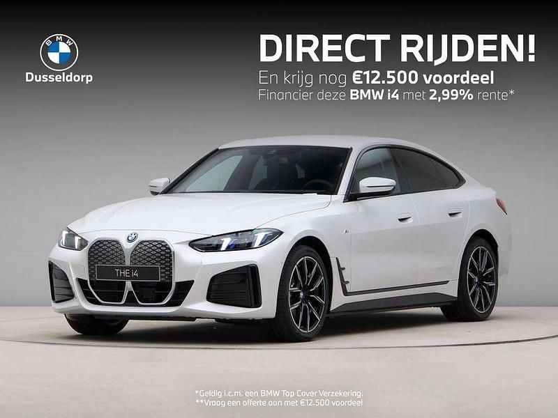Wit, metallic lak Nieuw 2025 BMW i4 Shadowline Sedan | € 67.987 (Super prijs) - Afbeelding 1/4