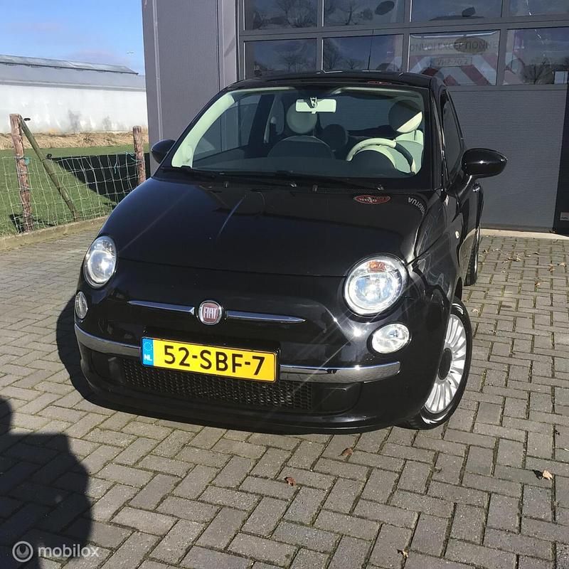 Occasion Fiat 500 Lounge 86 PK (63 kW) 2011 Zwart Hatchback