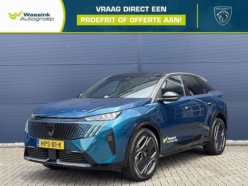 Blauw Nieuw 2025 Peugeot e-3008 Avantage SUV | € 41.890 (Super prijs) - Afbeelding 1/4