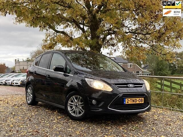Zwart Gebruikt 2014 Ford C-MAX Titanium MPV | € 4.975 (Eerlijke prijs) - Afbeelding 1/4