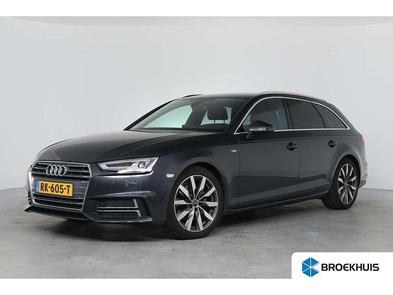 Grijs Gebruikt 2018 Audi A4 S-Line Stationwagen | € 21.900 (Eerlijke prijs) - Afbeelding 1/4