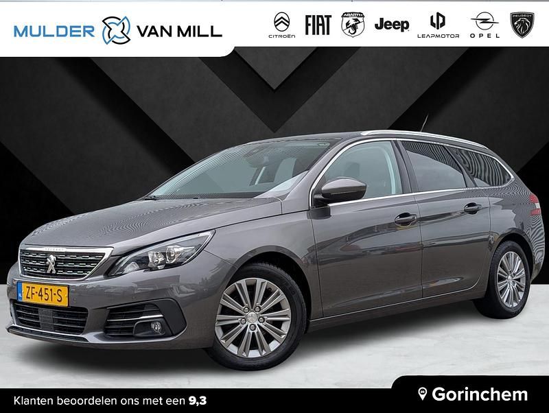 Grijs Gebruikt 2019 Peugeot 308 Premium Stationwagen | € 17.395 (Duur) - Afbeelding 1/4