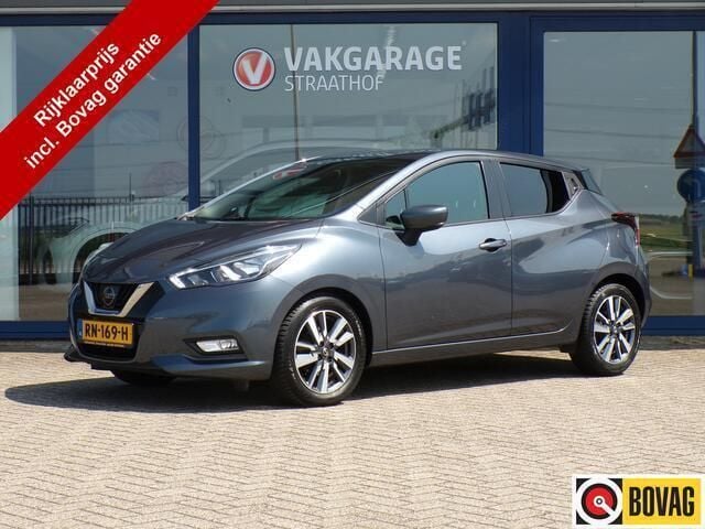 Grijs Gebruikt 2018 Nissan Micra N-Connecta Hatchback | € 10.950 (Eerlijke prijs) - Afbeelding 1/4