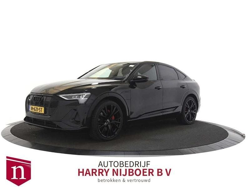 Zwart Gebruikt 2022 Audi e-tron Sportback S-Line SUV | € 45.900 (Eerlijke prijs) - Afbeelding 1/4
