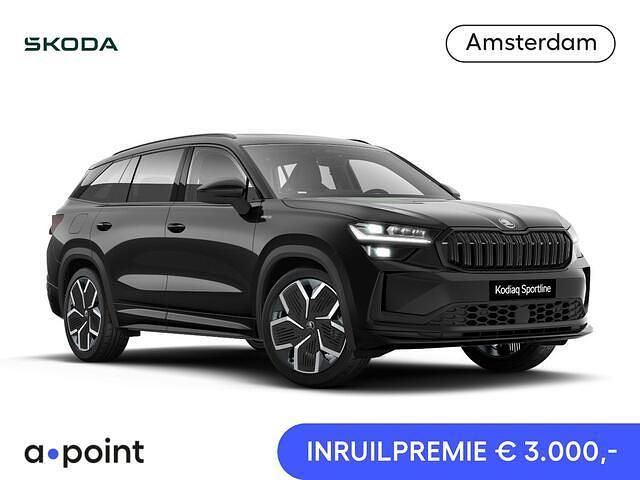 Zwart Nieuw 2025 Skoda Kodiaq Business Line SUV | € 58.190 (Iets duurder) - Afbeelding 1/4