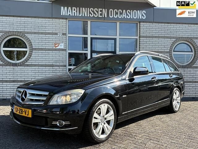 Zwart Gebruikt 2008 Mercedes C280 Avantgarde Stationwagen | € 8.995 (Eerlijke prijs) - Afbeelding 1/4