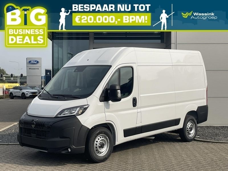 Wit Gebruikt 2024 Peugeot Boxer Van | € 32.699 (Eerlijke prijs) - Afbeelding 1/4