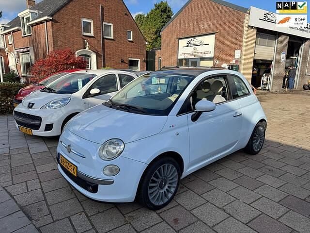 Blauw Gebruikt 2007 Fiat 500 Lounge Hatchback | € 3.750 (Goede deal) - Afbeelding 1/4