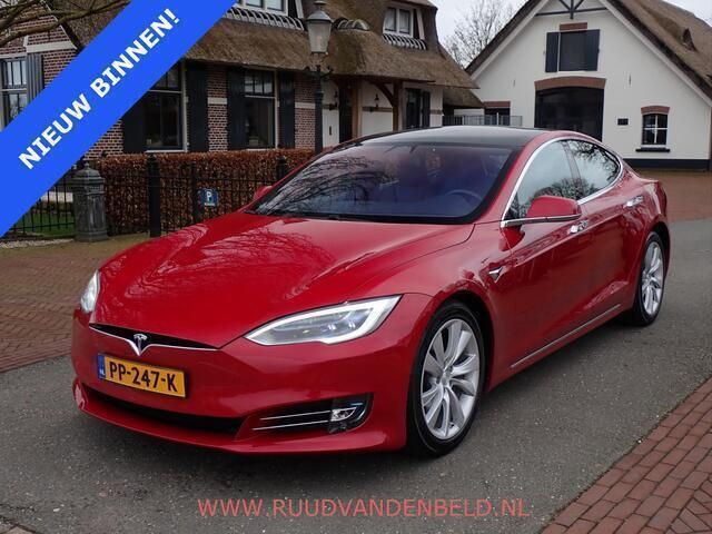 Rood Gebruikt 2017 Tesla Model S Sedan | € 21.900 (Super prijs) - Afbeelding 1/4