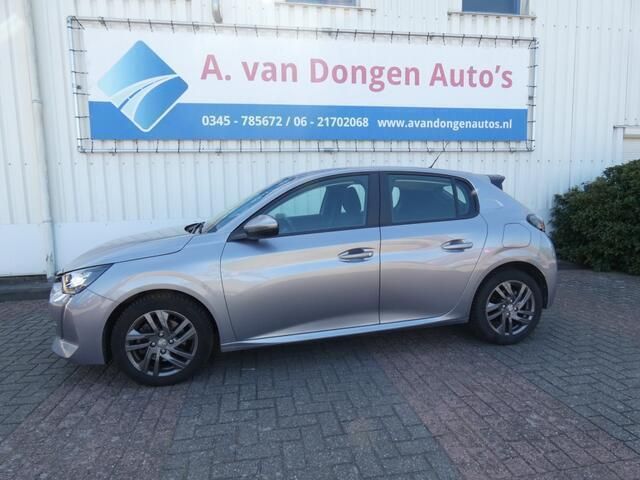 Grijs Gebruikt 2021 Peugeot 208 Allure Hatchback | € 14.995 (Super prijs) - Afbeelding 1/4