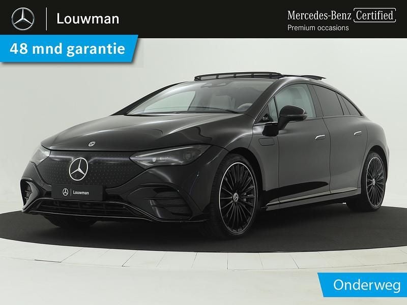 Donker 197 obsidiaanzwart metallic Gebruikt 2023 Mercedes EQE350 AMG line Sedan | € 54.945 (Goede deal) - Afbeelding 1/3