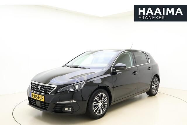 Zwart Gebruikt 2021 Peugeot 308 Allure Hatchback | € 14.950 (Goede deal) - Afbeelding 1/4