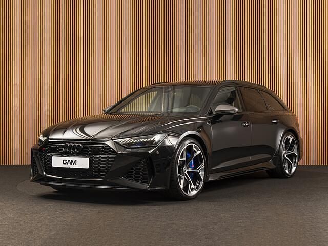 Zwart Gebruikt 2025 Audi RS6 Performance Stationwagen | € 204.800 - Afbeelding 1/4