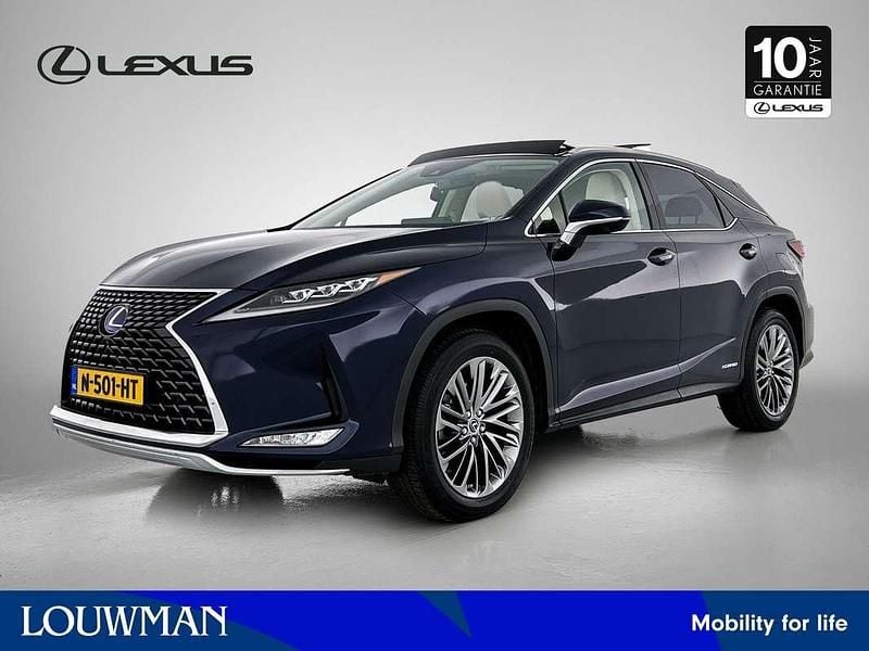 Blauw Gebruikt 2021 Lexus RX450h President Line SUV | € 56.950 (Eerlijke prijs) - Afbeelding 1/3