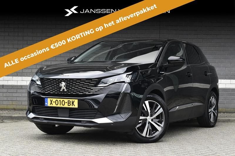 Zwart Gebruikt 2022 Peugeot 3008 Allure SUV | € 28.945 (Eerlijke prijs) - Afbeelding 1/3