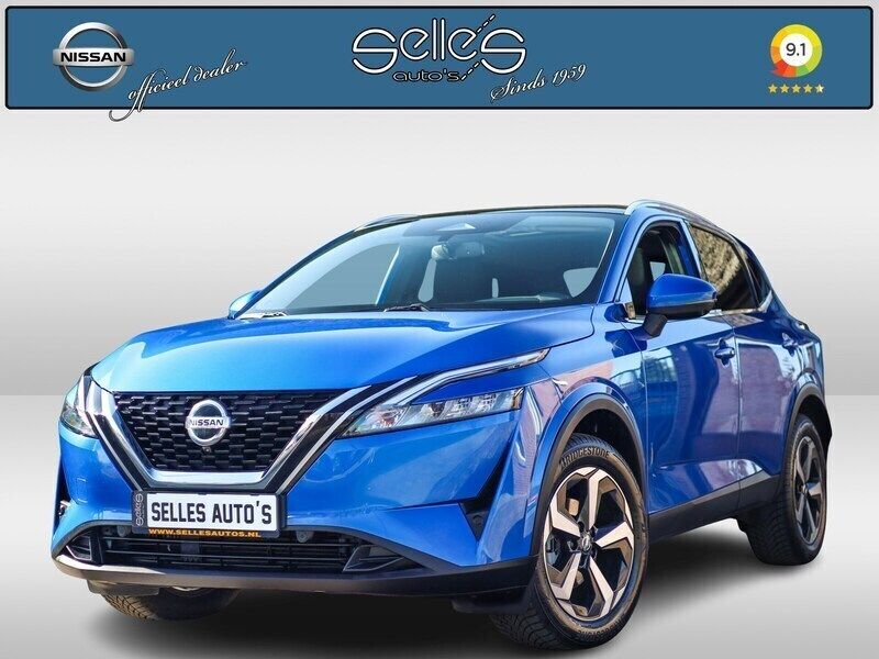 Blauw, metallic lak Gebruikt 2021 Nissan Qashqai 360º SUV | € 26.895 (Eerlijke prijs) - Afbeelding 1/3