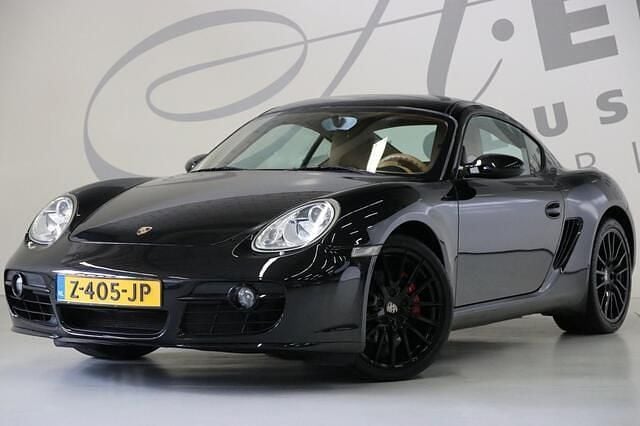 Zwart, metallic lak Gebruikt 2008 Porsche Cayman S Coupé | € 27.950 (Duur) - Afbeelding 1/4