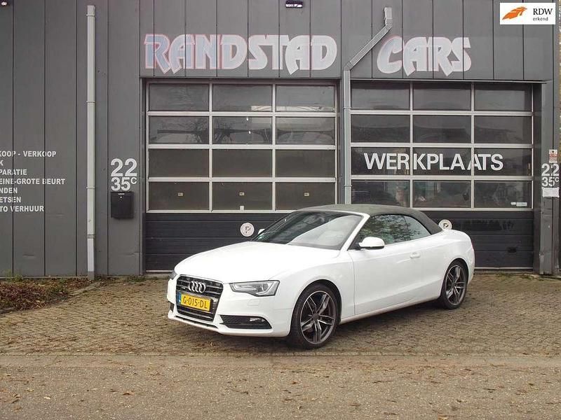 Wit Gebruikt 2013 Audi A5 Cabriolet Proline Cabriolet | € 11.499 - Afbeelding 1/4