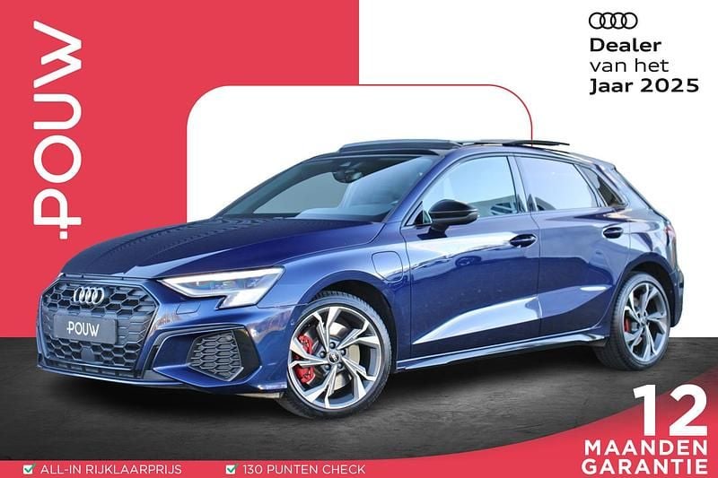 Blauw Gebruikt 2021 Audi A3 Sportback e-tron Competition Hatchback | € 34.900 (Eerlijke prijs) - Afbeelding 1/4
