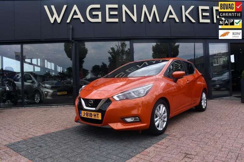 Oranje, metallic lak Gebruikt 2020 Nissan Micra N-Connecta Hatchback | € 10.950 (Eerlijke prijs) - Afbeelding 1/4