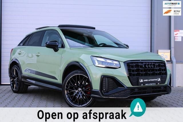 Groen, metallic lak Gebruikt 2022 Audi Q2 Edition .1 SUV | € 34.995 (Eerlijke prijs) - Afbeelding 1/4