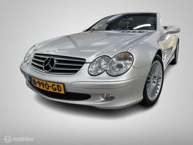 Grijs, metallic lak Gebruikt 2002 Mercedes SL500 Cabriolet | € 21.950 (Super prijs) - Afbeelding 1/4