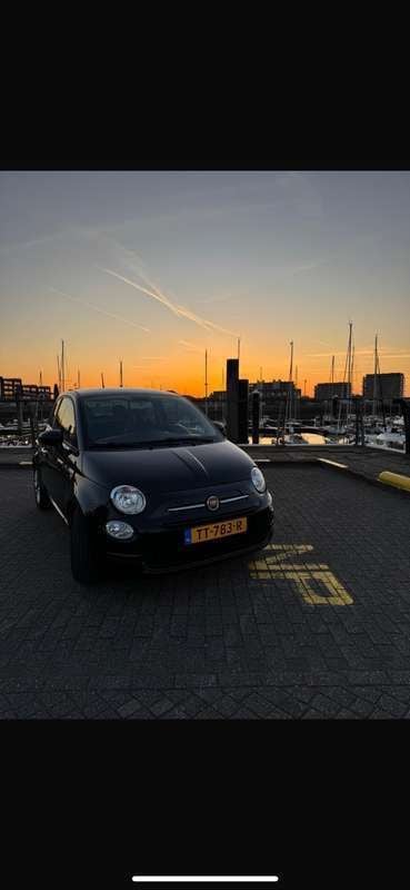 Zwart Gebruikt 2018 Fiat 500 Pop Star Hatchback | € 8.750 (Goede deal) - Afbeelding 1/4