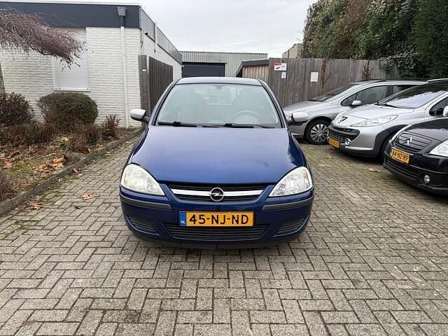 Blauw Gebruikt 2003 Opel Corsa Enjoy Hatchback | € 1.000 (Eerlijke prijs) - Afbeelding 1/4