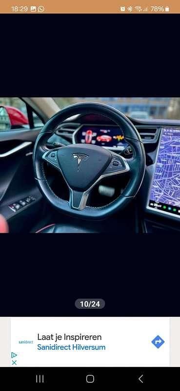 Occasion Tesla Model S Performance 309 kW (421 PK) 2014 Rood Hatchback