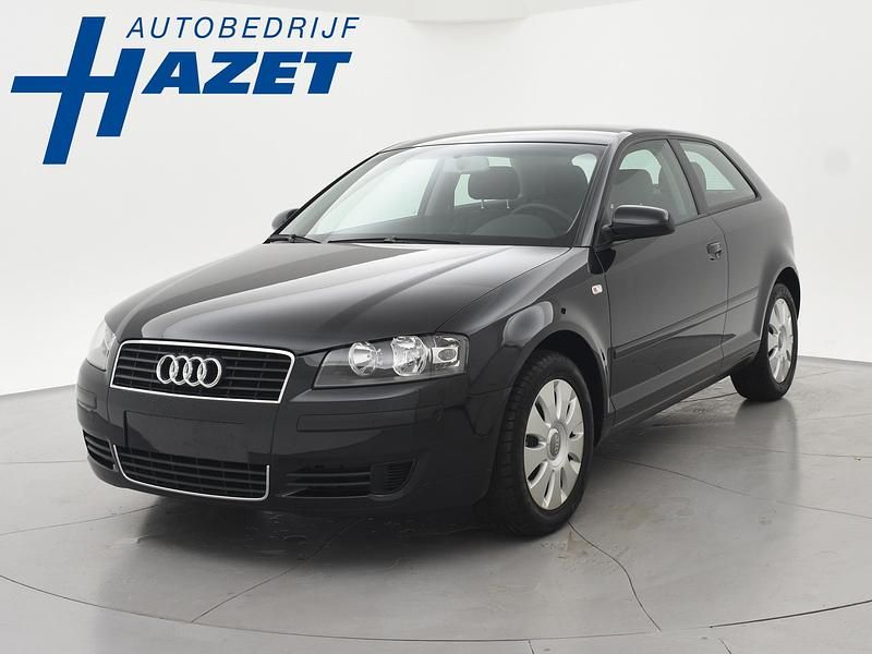 Zwart Gebruikt 2004 Audi A3 Hatchback | € 13.950 - Afbeelding 1/4
