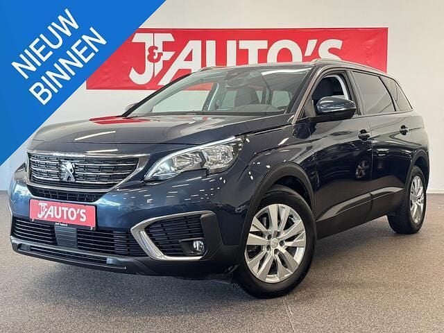 Blauw Gebruikt 2019 Peugeot 5008 Allure MPV | € 12.950 (Super prijs) - Afbeelding 1/4