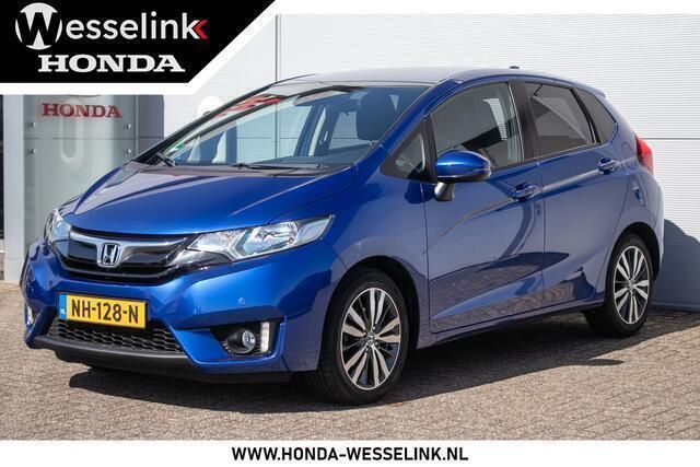 Blauw Gebruikt 2017 Honda Jazz Elegance Hatchback | € 16.750 (Eerlijke prijs) - Afbeelding 1/4