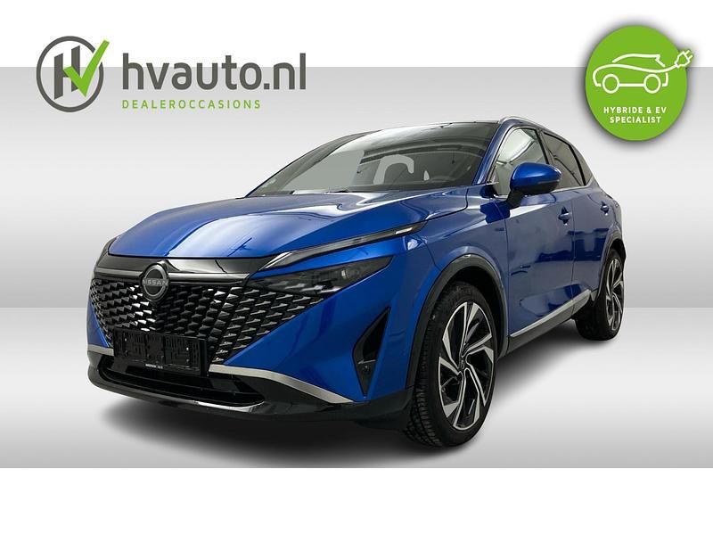 Blauw Occasion 2025 Nissan Qashqai Tekna+ SUV | € 38.195 (Eerlijke prijs) - Afbeelding 1/4
