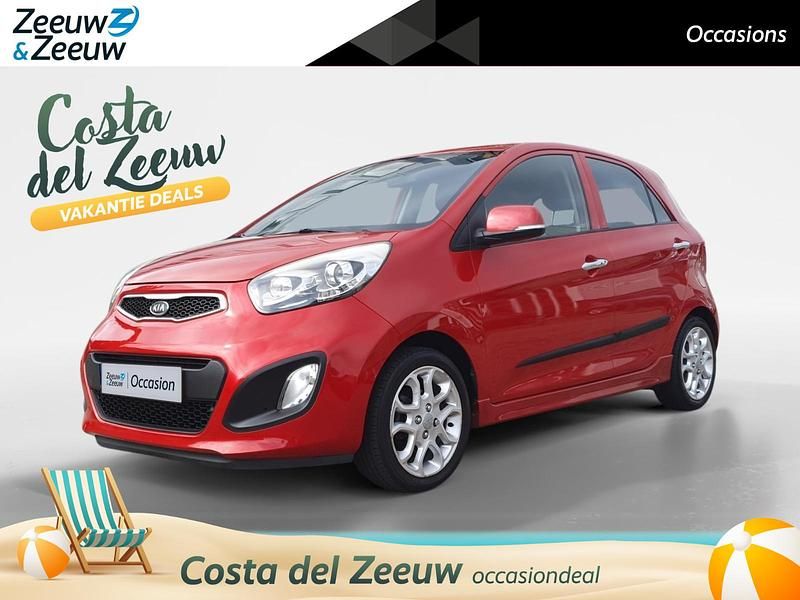 Rood Gebruikt 2012 Kia Picanto 4 Hatchback | € 6.440 (Eerlijke prijs) - Afbeelding 1/4