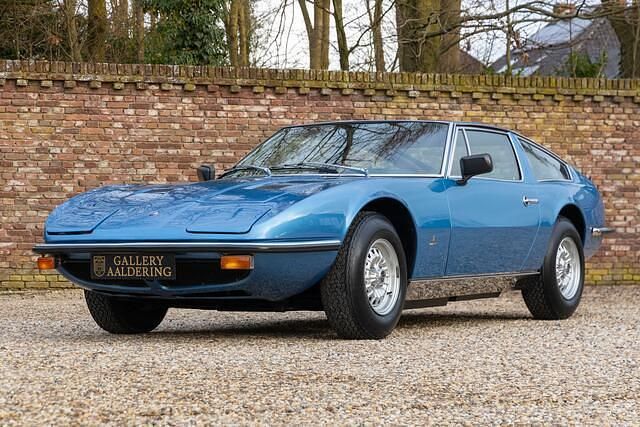 Blauw Occasion 1971 Maserati Indy Coupé | € 89.500 - Afbeelding 1/4