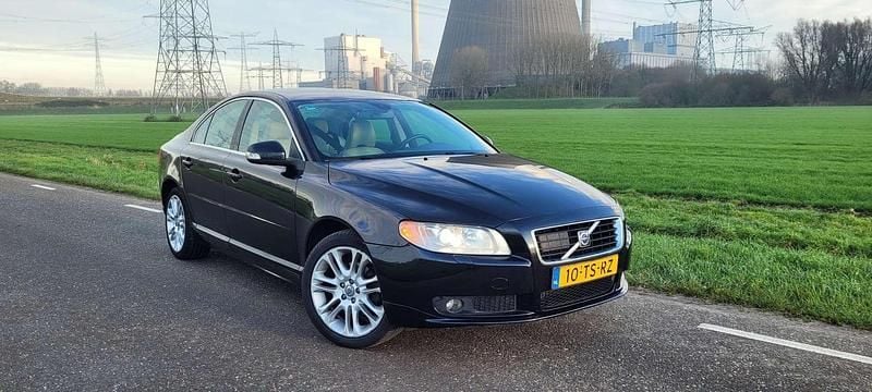 Zwart Gebruikt 2007 Volvo S80 Executive Sedan | € 9.750 (Super prijs) - Afbeelding 1/4