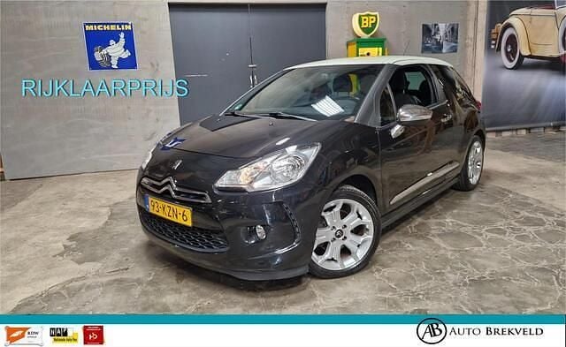 Zwart Gebruikt 2010 Citroën DS3 So Chic Hatchback | € 5.250 (Eerlijke prijs) - Afbeelding 1/4