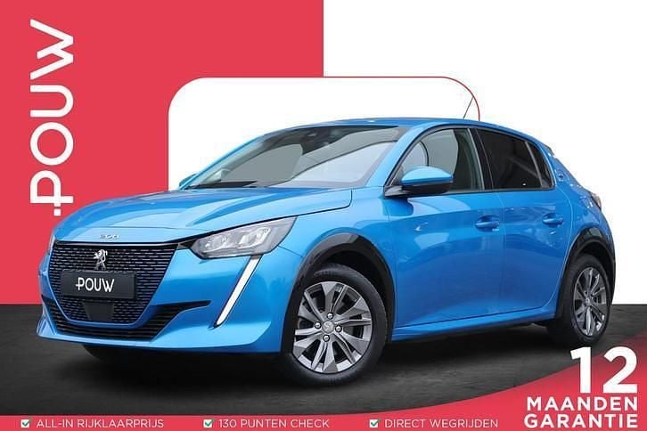 Blauw Gebruikt 2020 Peugeot e-208 Allure Hatchback | € 13.950 (Goede deal) - Afbeelding 1/4