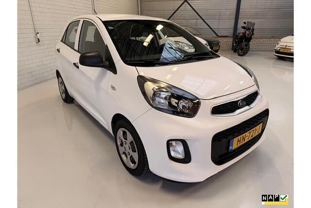 Wit Occasion 2016 Kia Picanto Hatchback | € 5.950 (Super prijs) - Afbeelding 1/4
