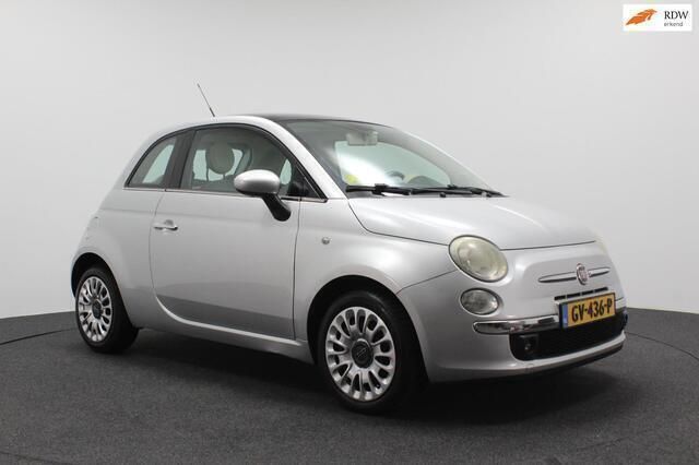 Grijs Gebruikt 2008 Fiat 500 Lounge Hatchback | € 2.995 (Eerlijke prijs) - Afbeelding 1/4