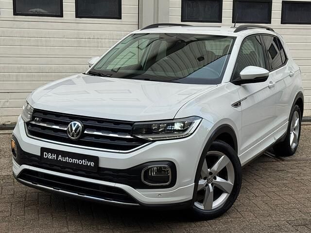 Wit Gebruikt 2019 VW T-Cross R-line SUV | € 20.200 (Eerlijke prijs) - Afbeelding 1/4