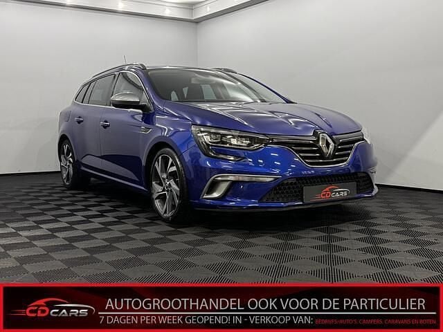 Blauw Occasion 2018 Renault Mégane IV GT Hatchback | € 17.950 (Eerlijke prijs) - Afbeelding 1/4