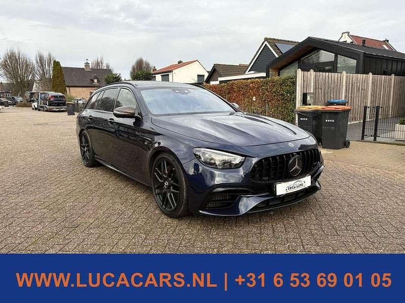 Occasion Mercedes E63 AMG Premium Plus 612 PK (450 kW) 2018 Blauw Stationwagen